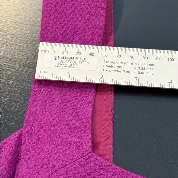 Nanette Lepore Purple Textured Sleeveless Pinafore Dress Pockets Womens 2 - Picture 11 of 15